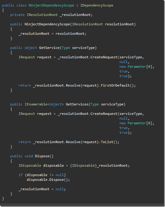 dependencyScope dependencyScope
